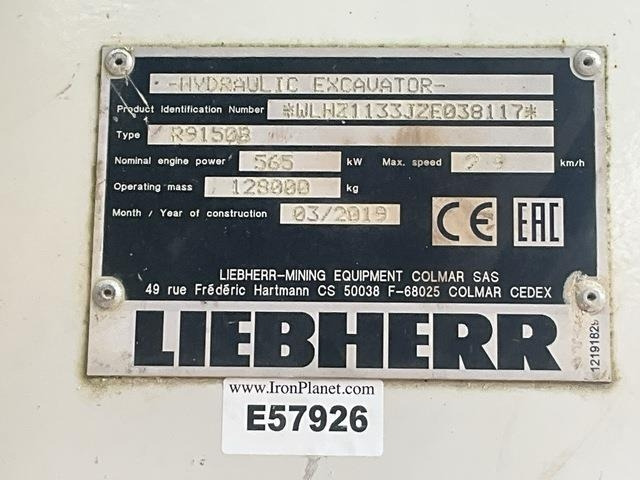 Liebherr R9150B - Excavadora de cadenas: foto 5 Liebherr R9150B - Excavadora de cadenas: foto 5