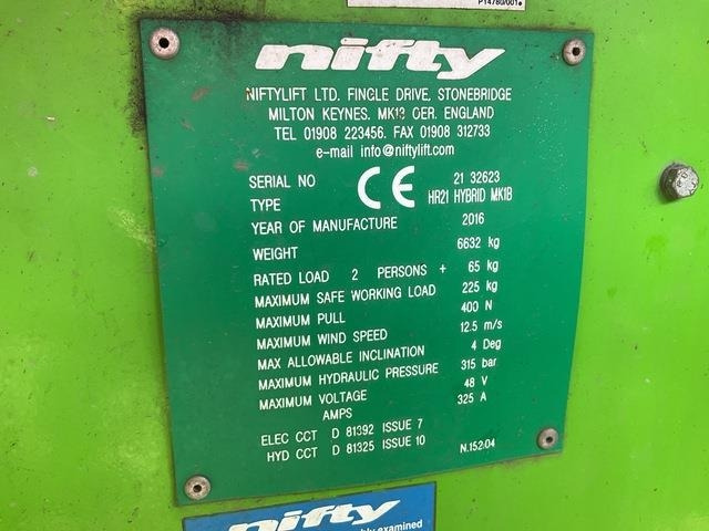 Niftylift HR21 - Plataforma articulada: foto 5 Niftylift HR21 - Plataforma articulada: foto 5