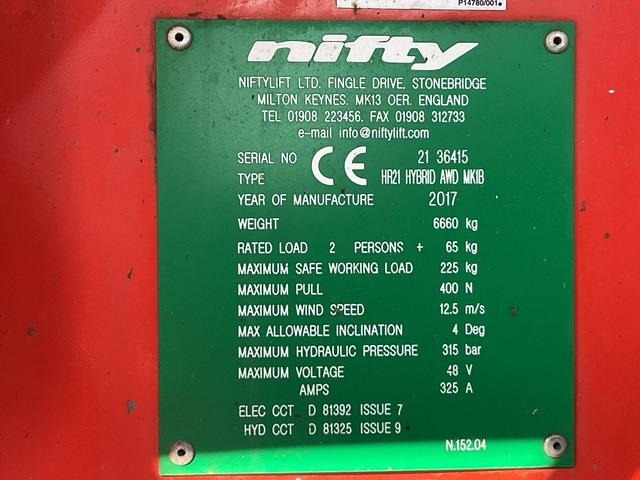 Niftylift HR21 - Plataforma articulada: foto 5 Niftylift HR21 - Plataforma articulada: foto 5