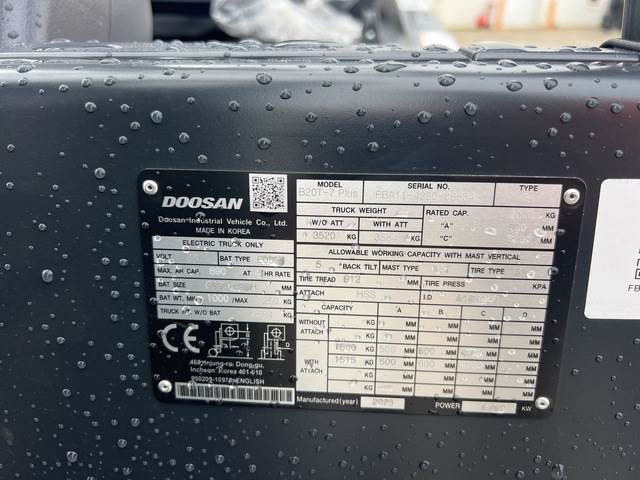 Doosan B20T-7 PLUS - Carretilla elevadora eléctrica: foto 5 Doosan B20T-7 PLUS - Carretilla elevadora eléctrica: foto 5