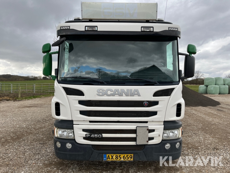 Kranbil med lad Scania P G R N341 - Camión grúa: foto 3 Kranbil med lad Scania P G R N341 - Camión grúa: foto 3