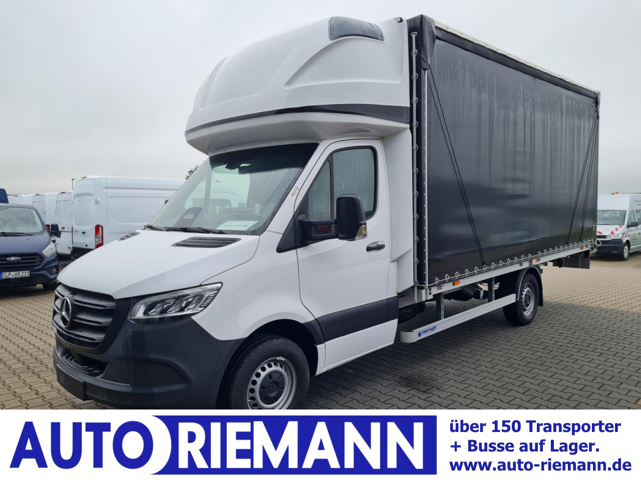 Mercedes-Benz Sprinter 317 AG Schiebe Plane Schlafkab 10 Pal AHK - Furgoneta con lona: foto 1 Mercedes-Benz Sprinter 317 AG Schiebe Plane Schlafkab 10 Pal AHK - Furgoneta con lona: foto 1