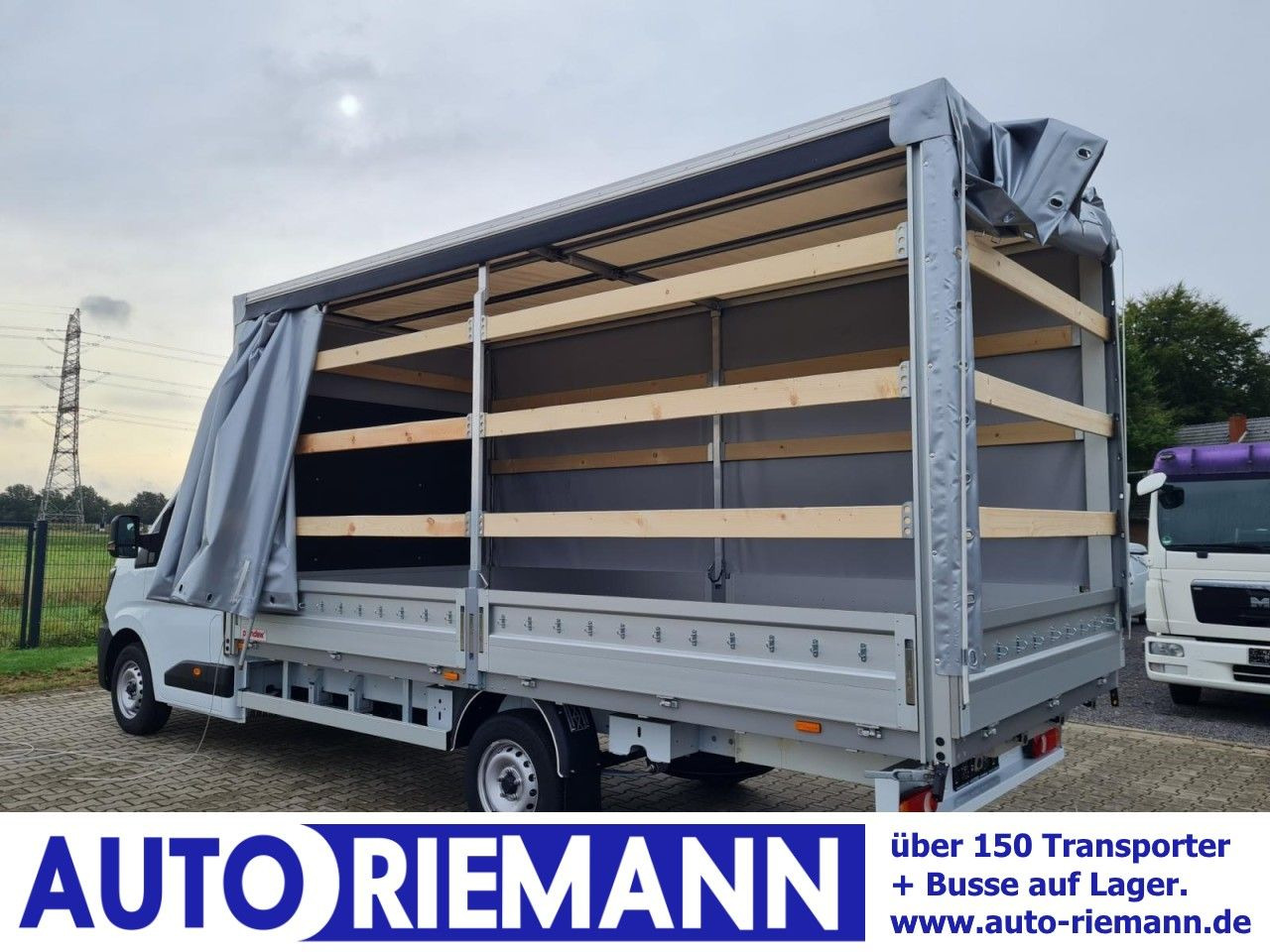 Renault Master 35 Pritsche Schiebe Plane dCi 170 10 Pal. - Furgoneta con lona: foto 1 Renault Master 35 Pritsche Schiebe Plane dCi 170 10 Pal. - Furgoneta con lona: foto 1