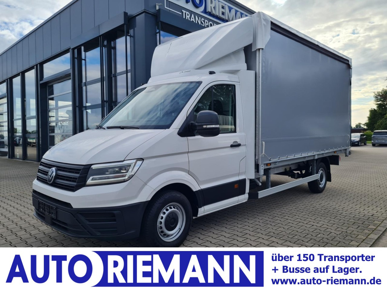 Volkswagen Crafter 35 TDI Pritsche Schiebe Plane ERGO LED TEMPOMAT - Furgoneta con lona: foto 1 Volkswagen Crafter 35 TDI Pritsche Schiebe Plane ERGO LED TEMPOMAT - Furgoneta con lona: foto 1