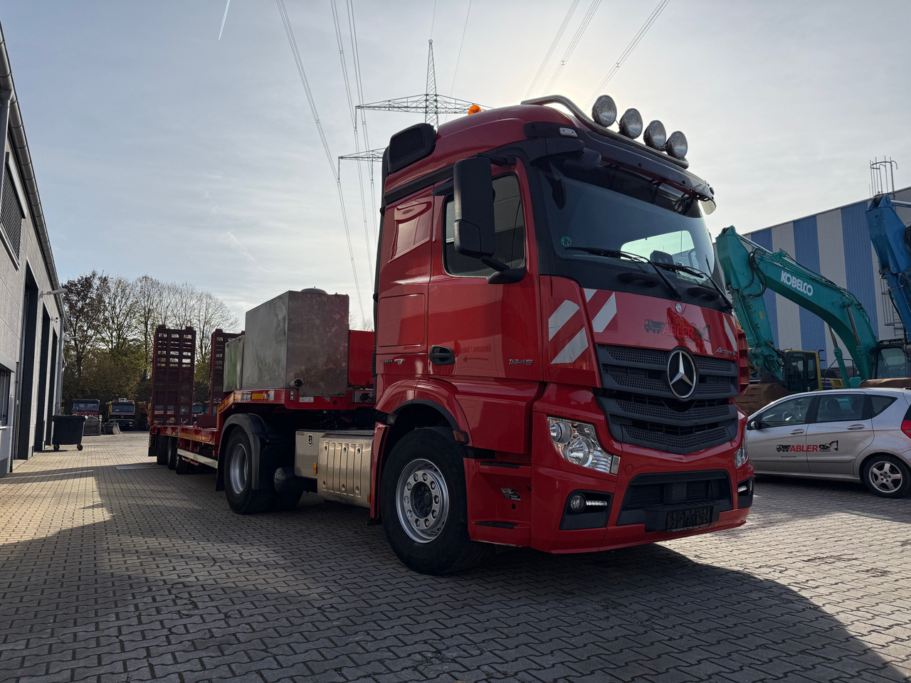 Mercedes-Benz 1845 Actros mit Goldhofer Tieflader - Cabeza tractora, Semirremolque góndola rebajadas: foto 3 Mercedes-Benz 1845 Actros mit Goldhofer Tieflader - Cabeza tractora, Semirremolque góndola rebajadas: foto 3