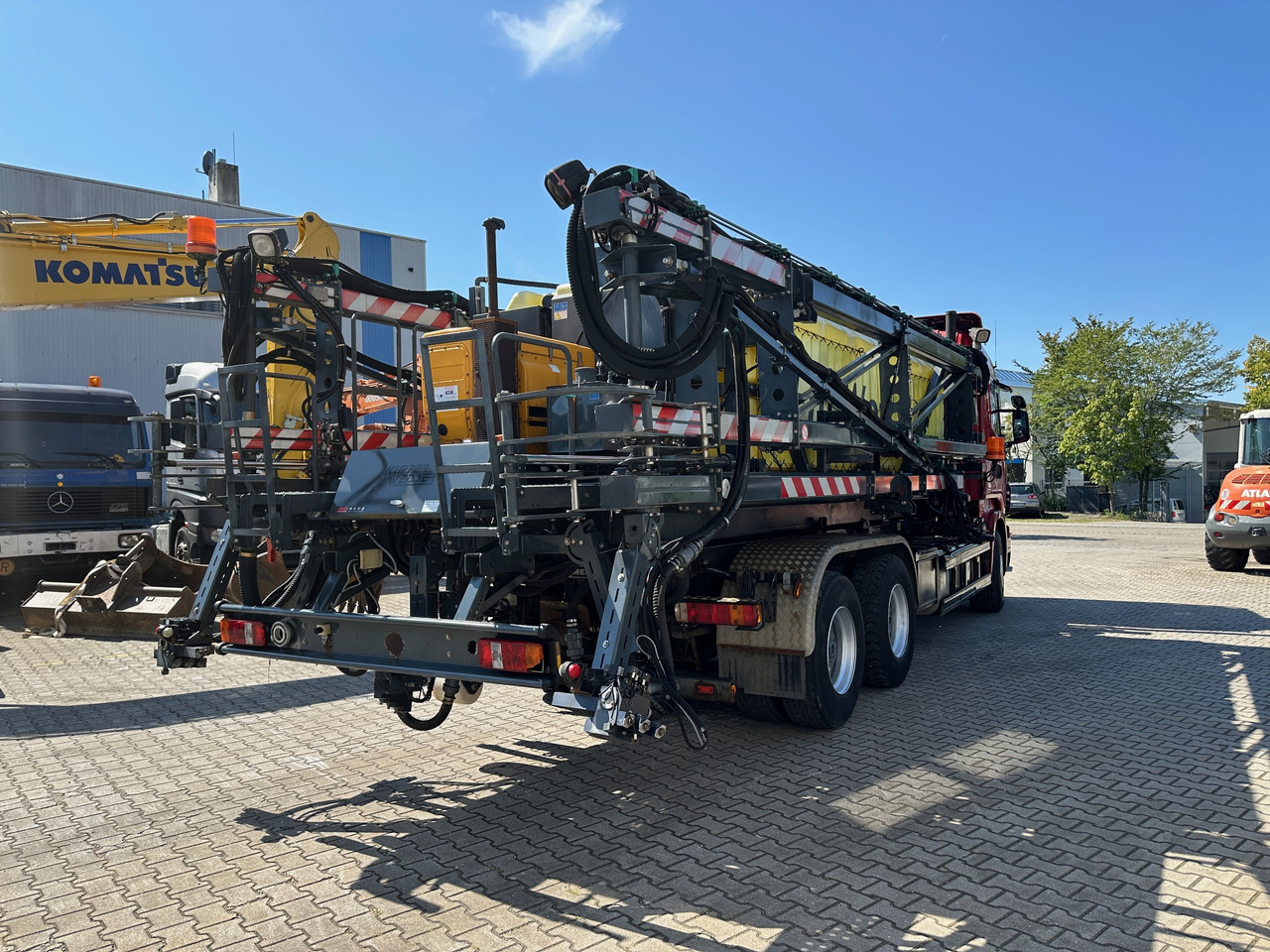 Scania R580 Abrollkipper V8 Mit Küpper Weisser Enteisungsgerät 45m - Camión multibasculante: foto 4 Scania R580 Abrollkipper V8 Mit Küpper Weisser Enteisungsgerät 45m - Camión multibasculante: foto 4