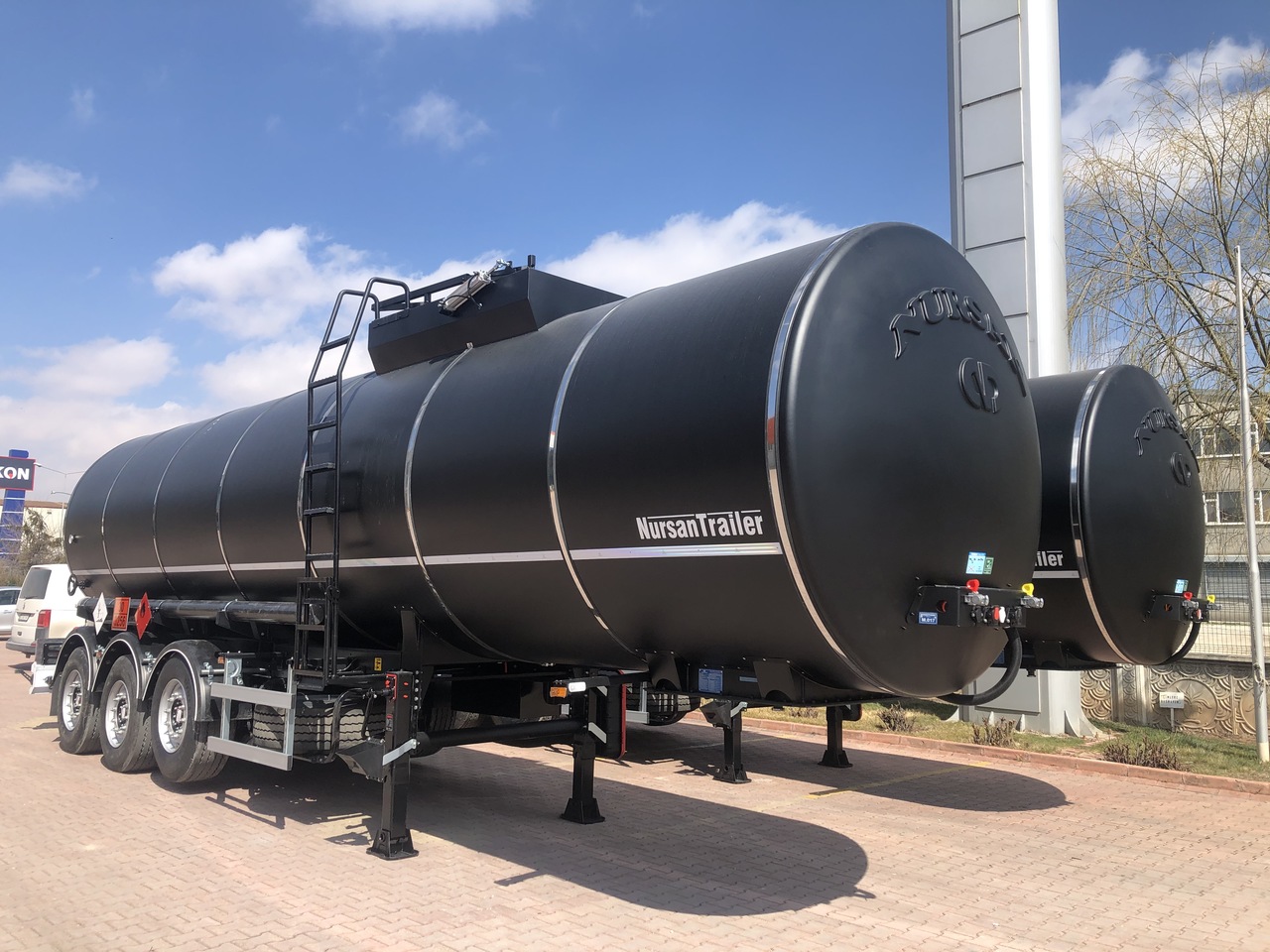 Semirremolque cisterna para transporte de betún nuevo NURSAN ASPHALT INSULATED BITUMEN TANKER: foto 7