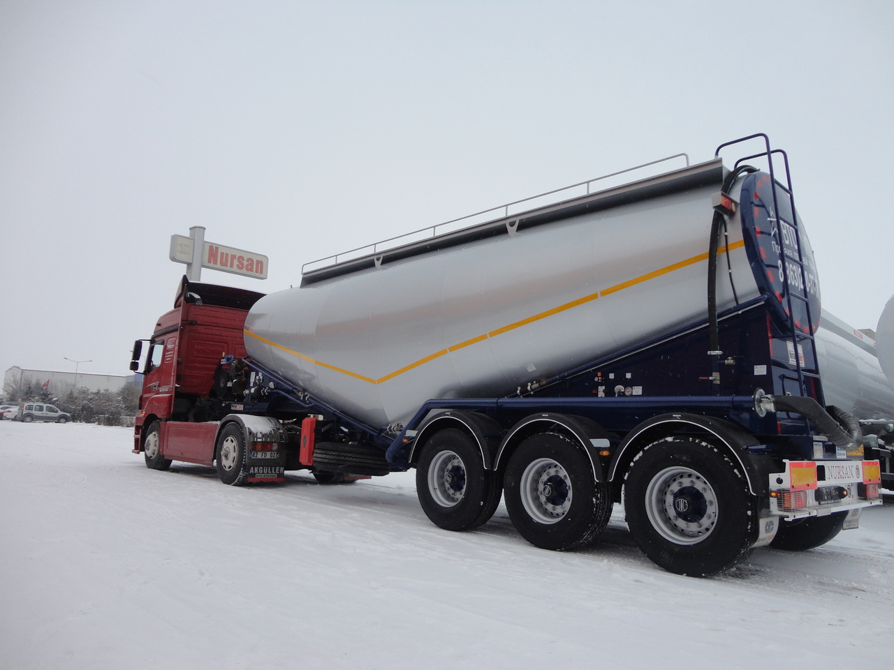 Semirremolque cisterna para transporte de cemento nuevo NURSAN Cement Bulker: foto 7