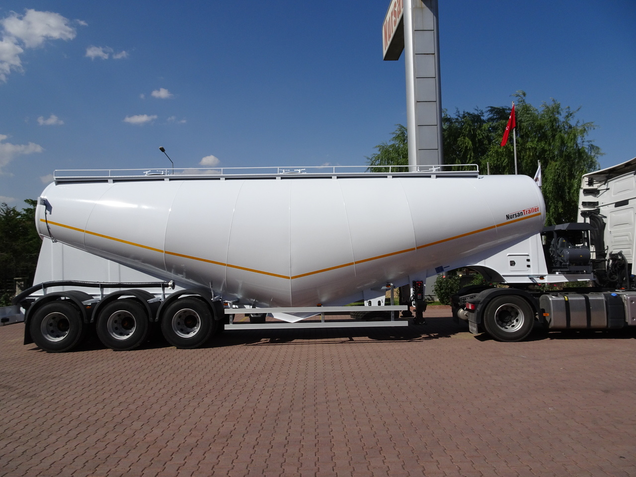 Semirremolque cisterna para transporte de cemento nuevo NURSAN Cement Bulker: foto 20