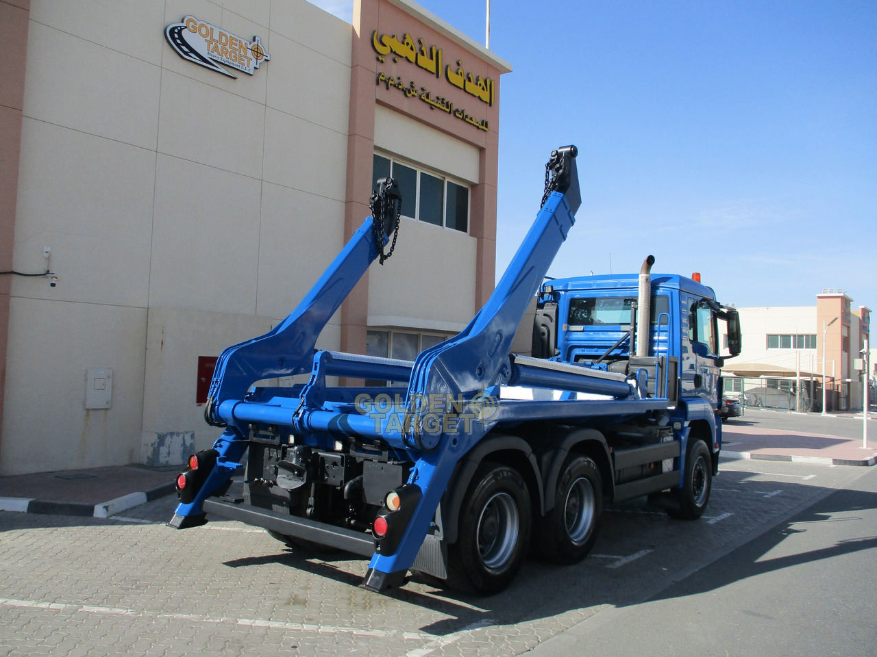 MAN TGS 26.440 6x4 Skip Loader - Camión portacontenedor de cadenas: foto 3 MAN TGS 26.440 6x4 Skip Loader - Camión portacontenedor de cadenas: foto 3