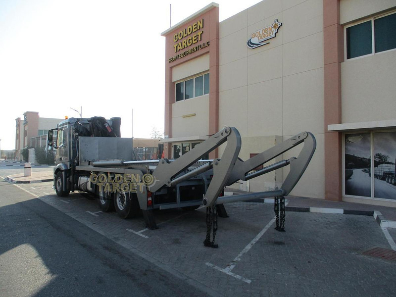 Cargadora Mercedes-Benz 2642 6×2 Double Skip Loader with HIAB Crane: foto 6