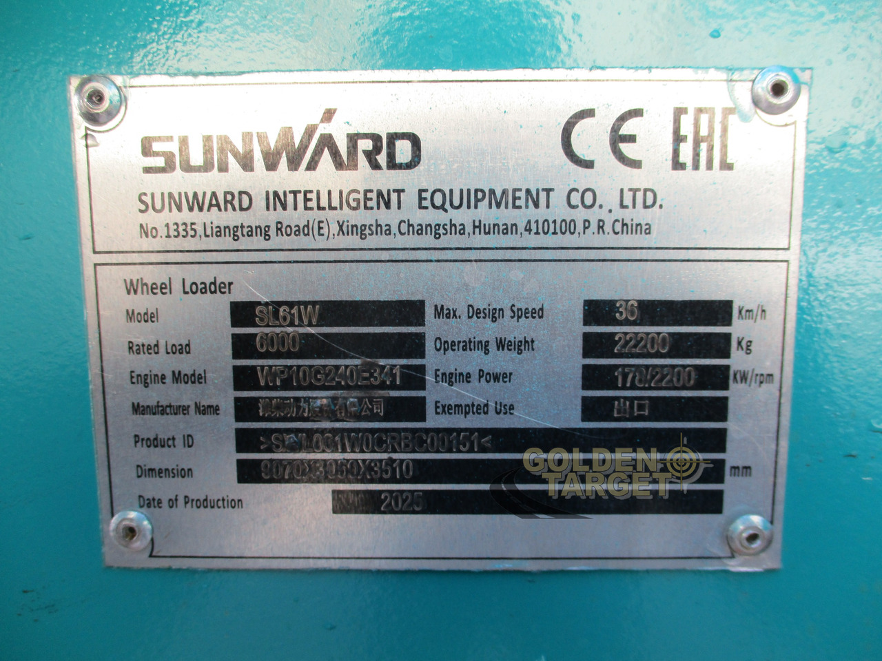 Cargadora de ruedas nuevo SUNWARD SL61W Wheel Loader: foto 16