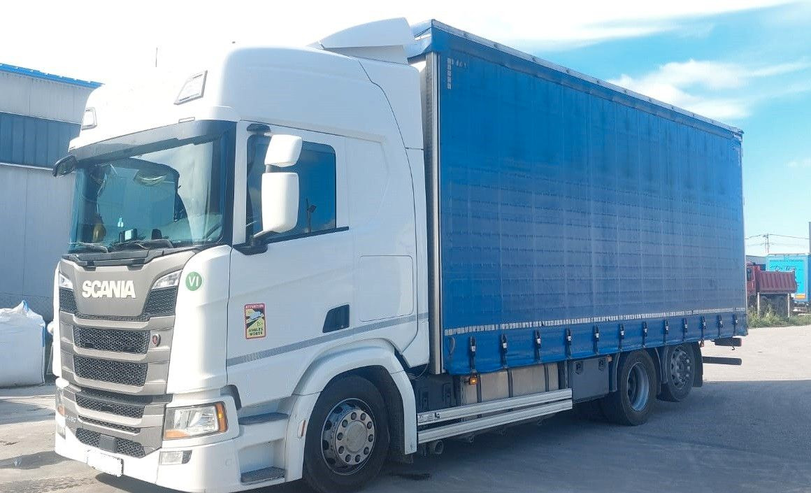 Scania R450 6x2 tandem jumbo - Camión lona: foto 2 Scania R450 6x2 tandem jumbo - Camión lona: foto 2