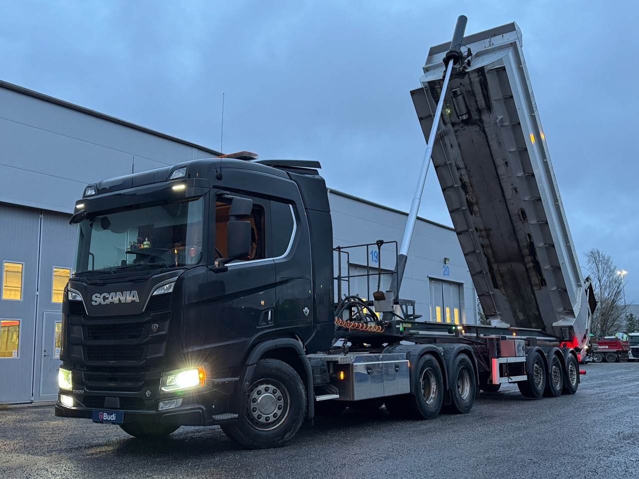 Cabeza tractora, Semirremolque volquete Dragbil med Tipptrailer Scania R520 A 6X4 NB -2018 | Istrail: foto 1