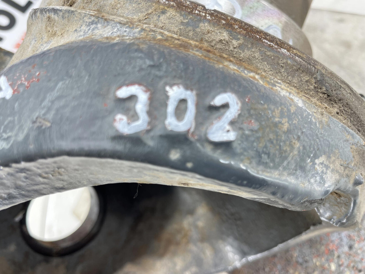 Mangueta para Autogrúa Grove GMK 3055 Steering knuckle 16 holes axle 2 right: foto 12