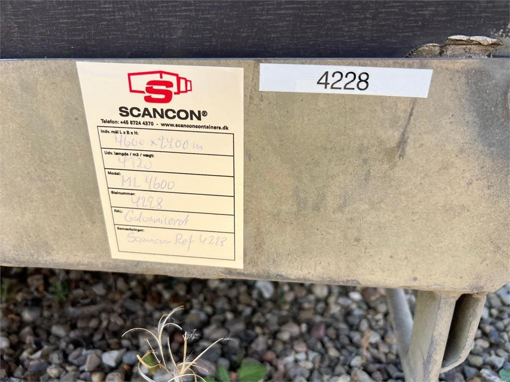 Scancon ML4600 - galvaniseret ramme - alu bund - Carrocería abierta: foto 5 Scancon ML4600 - galvaniseret ramme - alu bund - Carrocería abierta: foto 5