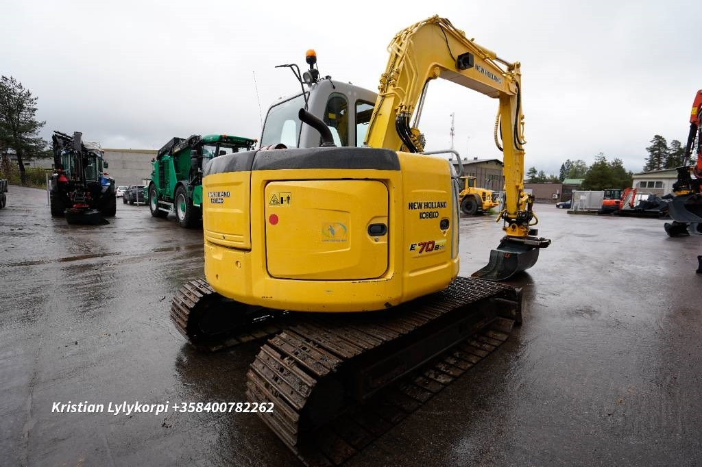 Miniexcavadora New Holland E70BSR ENGCON PIHDEILLÄ: foto 6