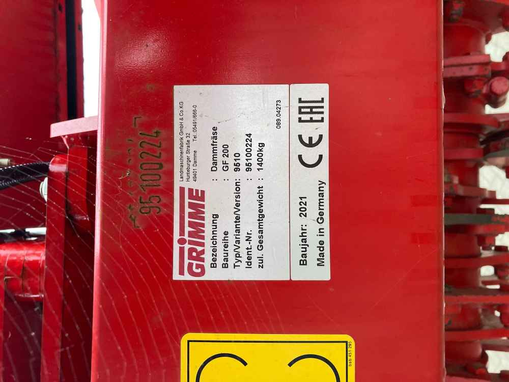 Grimme Grimme GF 200, 2 Row/ Single Bed, Hook Tine Tilla - Cosechadora: foto 3 Grimme Grimme GF 200, 2 Row/ Single Bed, Hook Tine Tilla - Cosechadora: foto 3