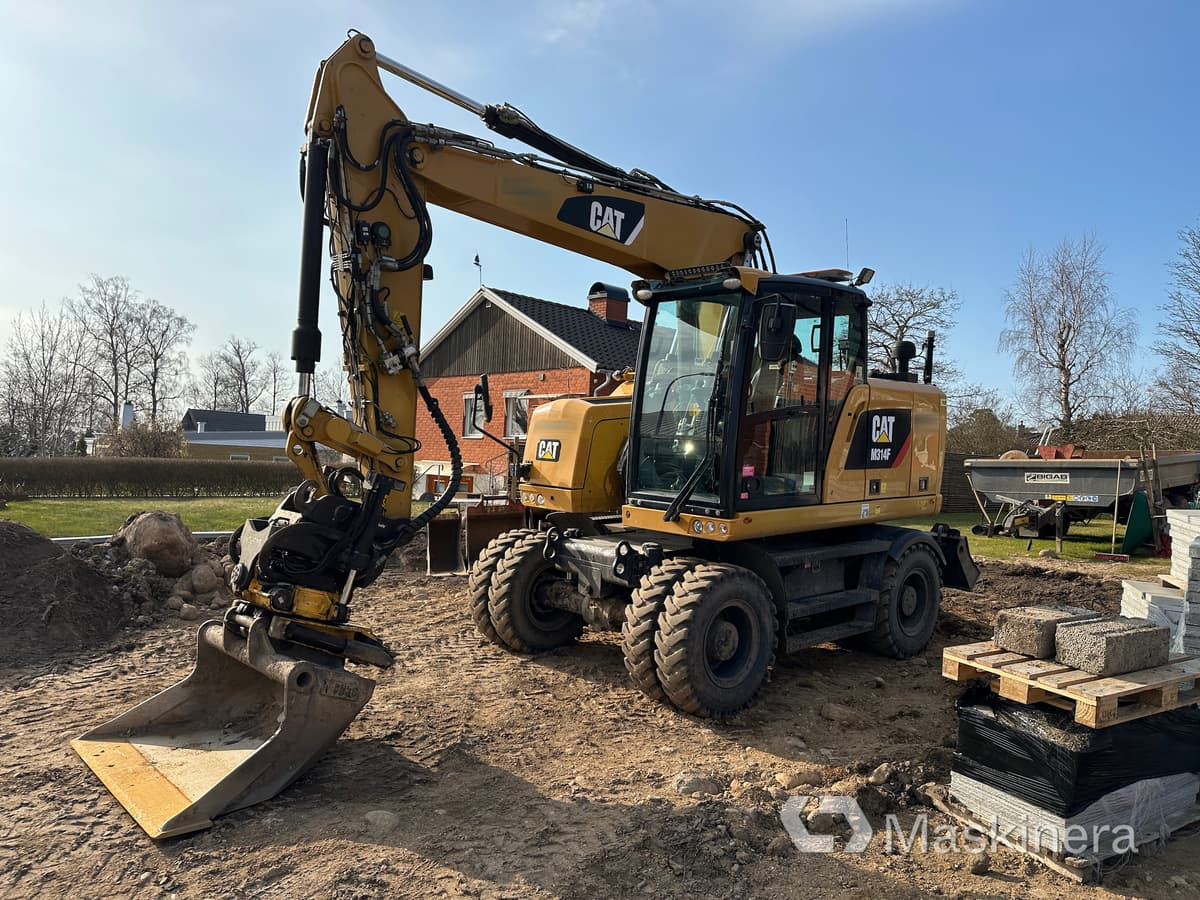 Hjulgrävare Cat M314F + redskap/vagn/grävsystem - Excavadora de cadenas: foto 1 Hjulgrävare Cat M314F + redskap/vagn/grävsystem - Excavadora de cadenas: foto 1