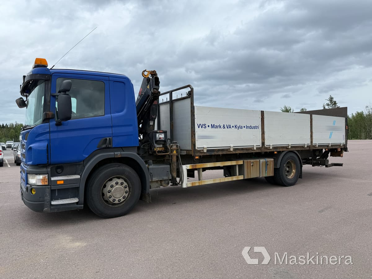 Kranbil Scania P320 - Camión caja abierta, Camión grúa: foto 1 Kranbil Scania P320 - Camión caja abierta, Camión grúa: foto 1