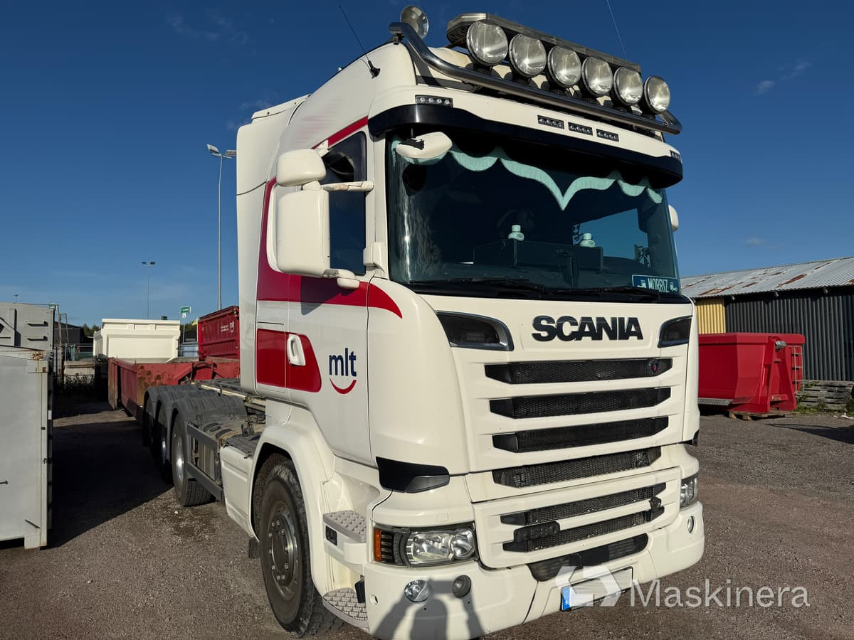 Lastväxlare Scania R580 8X4 Tridem - Camión multibasculante: foto 4 Lastväxlare Scania R580 8X4 Tridem - Camión multibasculante: foto 4