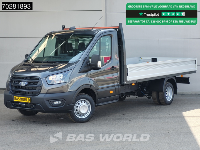 Ford Transit 170pk Open Laadbak Dubbellucht 3,5t Trekhaak Airco Cruise Camera Euro6 Pritsche Pickup Open Box Airco Trekhaak Cruise control - Furgoneta caja abierta: foto 1 Ford Transit 170pk Open Laadbak Dubbellucht 3,5t Trekhaak Airco Cruise Camera Euro6 Pritsche Pickup Open Box Airco Trekhaak Cruise control - Furgoneta caja abierta: foto 1