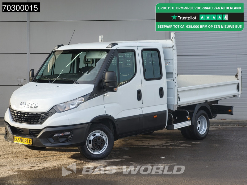 Iveco Daily 35C14 Dubbel Cabine Kipper Dubbellucht 3,5t Trekhaak Airco Cruise Euro6 Tipper Benne Kieper Airco Trekhaak Cruise control - Furgoneta basculante: foto 1 Iveco Daily 35C14 Dubbel Cabine Kipper Dubbellucht 3,5t Trekhaak Airco Cruise Euro6 Tipper Benne Kieper Airco Trekhaak Cruise control - Furgoneta basculante: foto 1