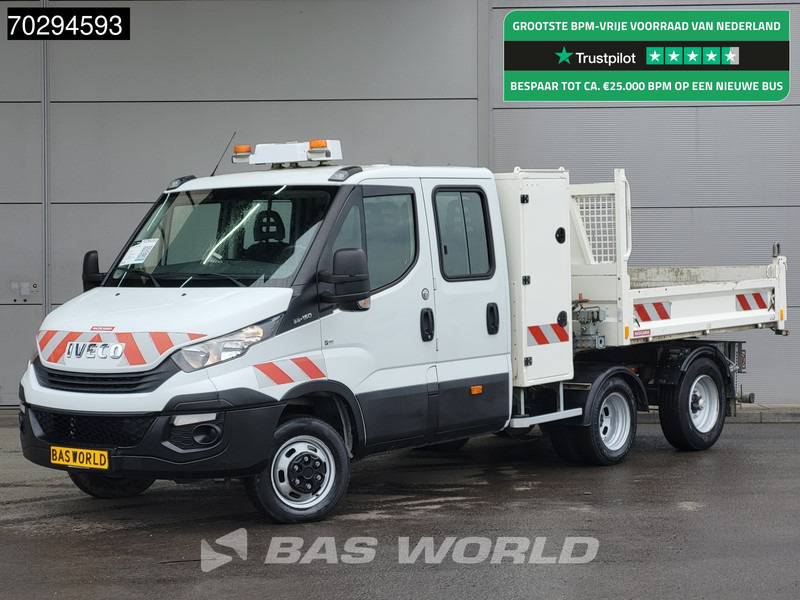 Iveco Daily 35C15 3.0L Kipper met Kist Maxicargo Airco Cruise Camera Euro6 Tipper Benne Kieper 2m3 Airco Dubbel cabine Cruise control - Furgoneta basculante: foto 1 Iveco Daily 35C15 3.0L Kipper met Kist Maxicargo Airco Cruise Camera Euro6 Tipper Benne Kieper 2m3 Airco Dubbel cabine Cruise control - Furgoneta basculante: foto 1