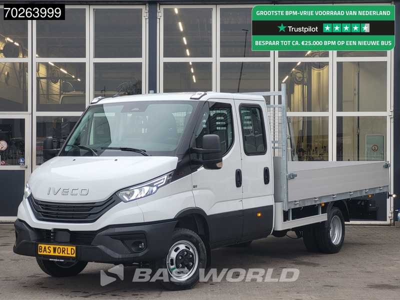 Iveco Daily 35C18 3.0L Open Laadbak 180PK Dubbel Cabine 2025-Model 3,5t Trekvermogen Navi Airco Cruise Camera Euro6 Pritsche Pickup 3m3 Airc - Furgoneta caja abierta: foto 1 Iveco Daily 35C18 3.0L Open Laadbak 180PK Dubbel Cabine 2025-Model 3,5t Trekvermogen Navi Airco Cruise Camera Euro6 Pritsche Pickup 3m3 Airc - Furgoneta caja abierta: foto 1