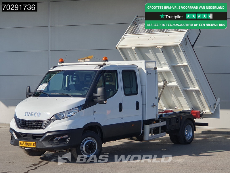 Iveco Daily 70C18 3.0L Open Laadbak Dubbel Cabine Dubbellucht 3,5t Trekhaak Airco Cruise Euro6 Pritsche Pickup Open Box 2m3 Airco Trekhaak C - Furgoneta caja abierta: foto 1 Iveco Daily 70C18 3.0L Open Laadbak Dubbel Cabine Dubbellucht 3,5t Trekhaak Airco Cruise Euro6 Pritsche Pickup Open Box 2m3 Airco Trekhaak C - Furgoneta caja abierta: foto 1