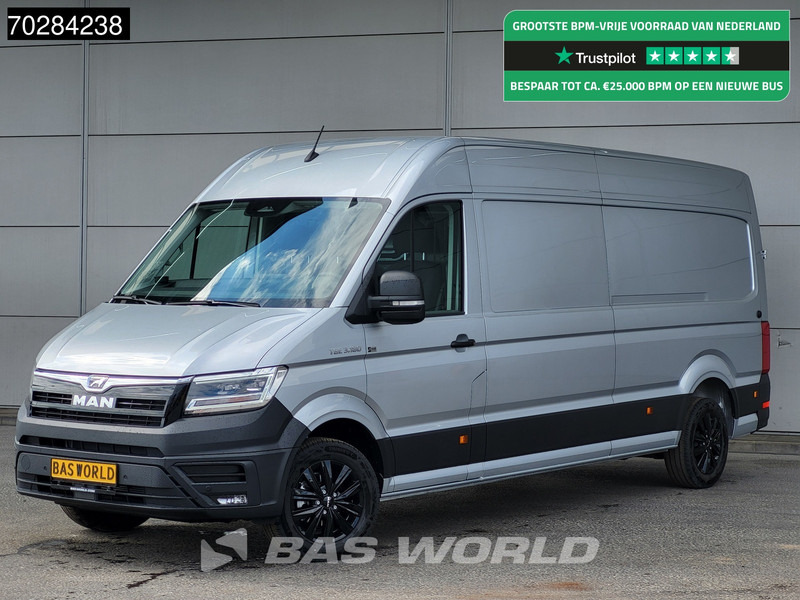 MAN TGE 3.180 Automaat 2025 Facelift L4H3 Trekhaak LED ACC Navi Airco Camera Parkeersensoren Euro6 L3H2 15m3 Airco Trekhaak - Furgón: foto 1 MAN TGE 3.180 Automaat 2025 Facelift L4H3 Trekhaak LED ACC Navi Airco Camera Parkeersensoren Euro6 L3H2 15m3 Airco Trekhaak - Furgón: foto 1