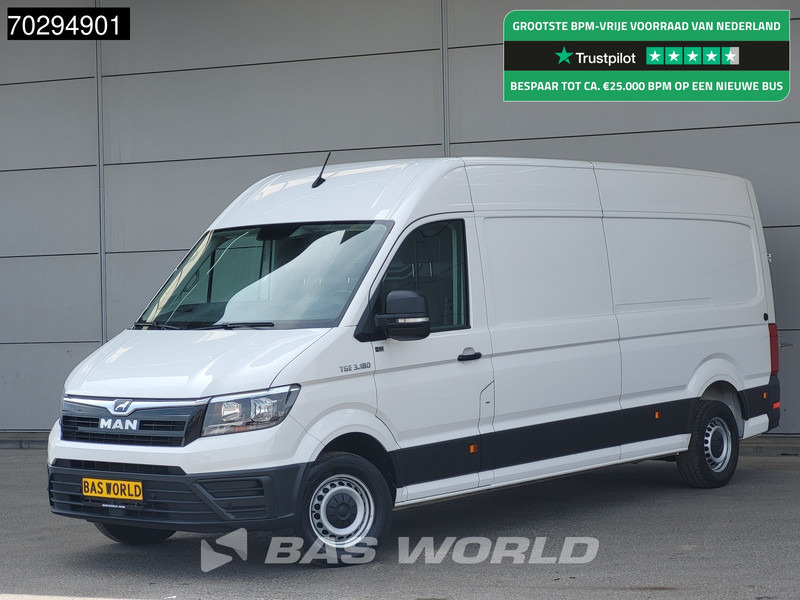 MAN TGE 3.180 COMING SOON! Automaat 180PK L4H3 Airco Camera Parkeersensoren 10,4inch-Display Euro6 L3H2 15m3 Airco Cruise control - Furgón: foto 1 MAN TGE 3.180 COMING SOON! Automaat 180PK L4H3 Airco Camera Parkeersensoren 10,4inch-Display Euro6 L3H2 15m3 Airco Cruise control - Furgón: foto 1