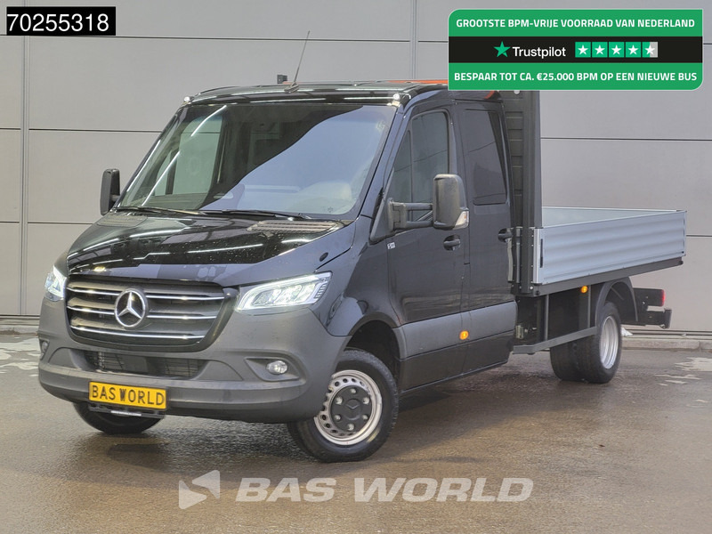 Mercedes-Benz Sprinter 519 CDI Automaat Open Laadbak Dubbel Cabine 3.5t trekhaak LED Navi Camera ACC Pickup Pritsche Airco Dubbel cabine Trekhaak Cruis - Furgoneta caja abierta: foto 1 Mercedes-Benz Sprinter 519 CDI Automaat Open Laadbak Dubbel Cabine 3.5t trekhaak LED Navi Camera ACC Pickup Pritsche Airco Dubbel cabine Trekhaak Cruis - Furgoneta caja abierta: foto 1