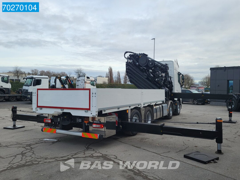 Camión caja abierta, Camión grúa nuevo Volvo FH 460 8X2 Effer 1000 9S + 6S Kran + Fly-Jib Liftachse VEB+ Euro 6: foto 12