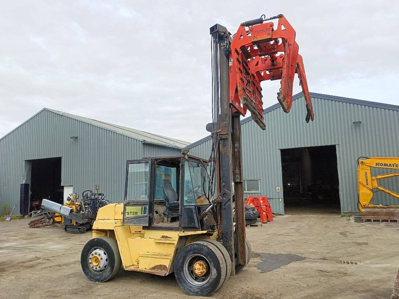 Hyster H 12.00 XL 12 ton heftruck met stenenklem forklift - Carretilla elevadora diésel: foto 2 Hyster H 12.00 XL 12 ton heftruck met stenenklem forklift - Carretilla elevadora diésel: foto 2
