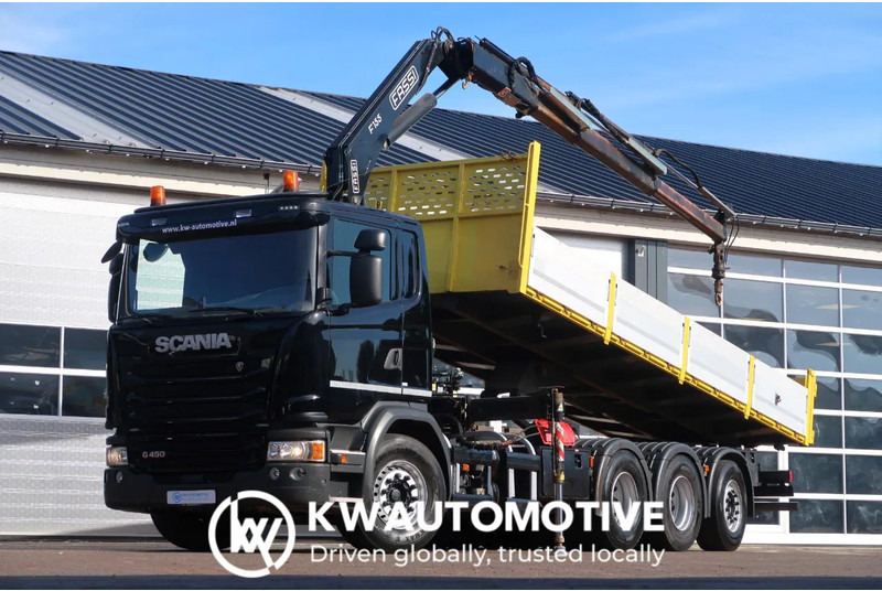 Scania G450 8X4/ FASSI 15 TON CRANE/ EURO 6/ FULL AIR - Camión grúa: foto 1 Scania G450 8X4/ FASSI 15 TON CRANE/ EURO 6/ FULL AIR - Camión grúa: foto 1