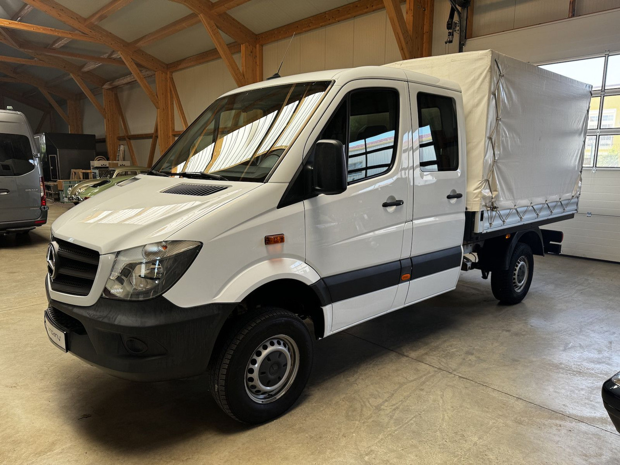 Mercedes-Benz Sprinter 316 CDI Doka 4x4 Allrad Plane - Furgoneta con lona, Furgoneta combi: foto 2 Mercedes-Benz Sprinter 316 CDI Doka 4x4 Allrad Plane - Furgoneta con lona, Furgoneta combi: foto 2
