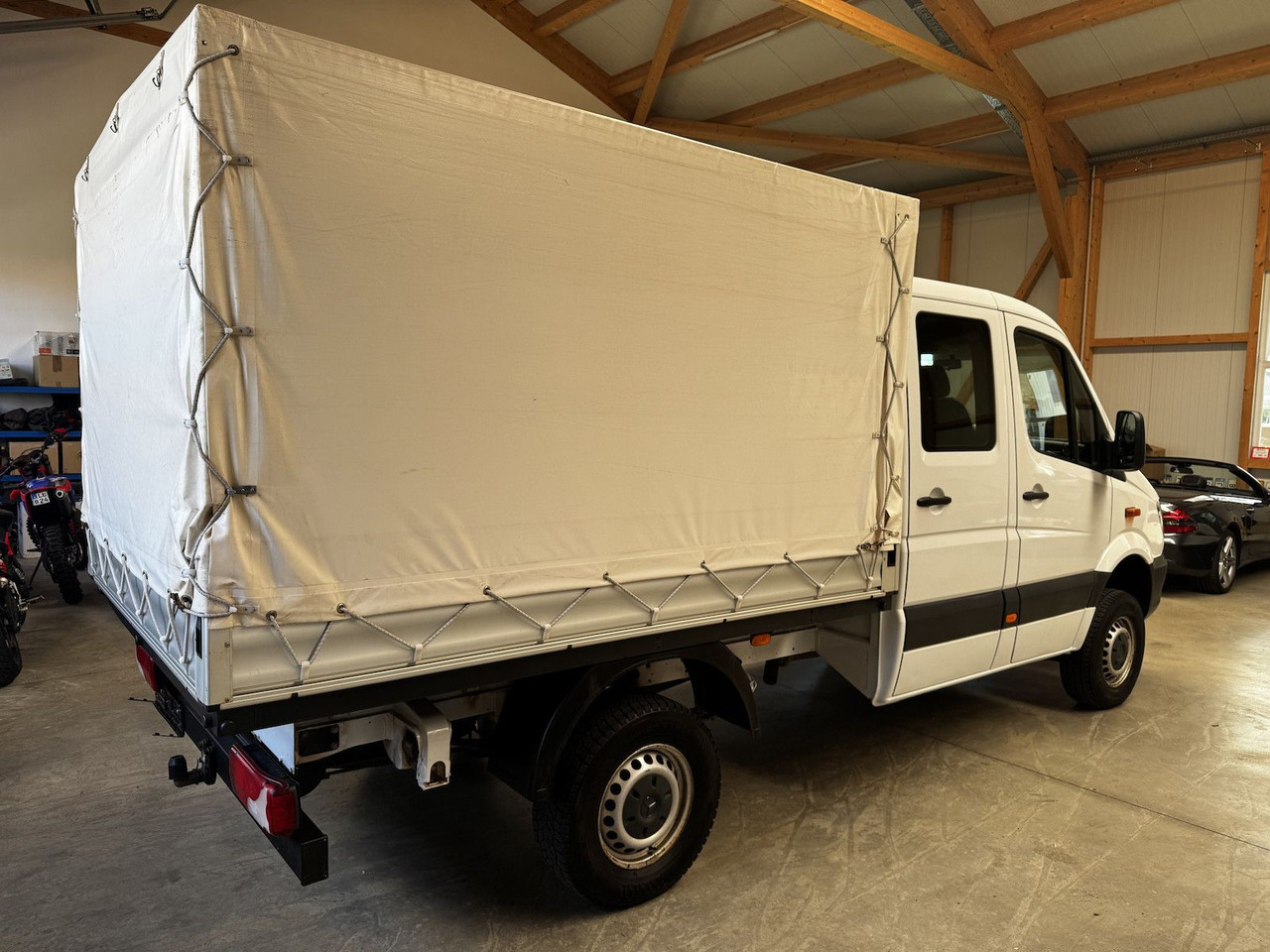 Mercedes-Benz Sprinter 316 CDI Doka 4x4 Allrad Plane - Furgoneta con lona, Furgoneta combi: foto 5 Mercedes-Benz Sprinter 316 CDI Doka 4x4 Allrad Plane - Furgoneta con lona, Furgoneta combi: foto 5