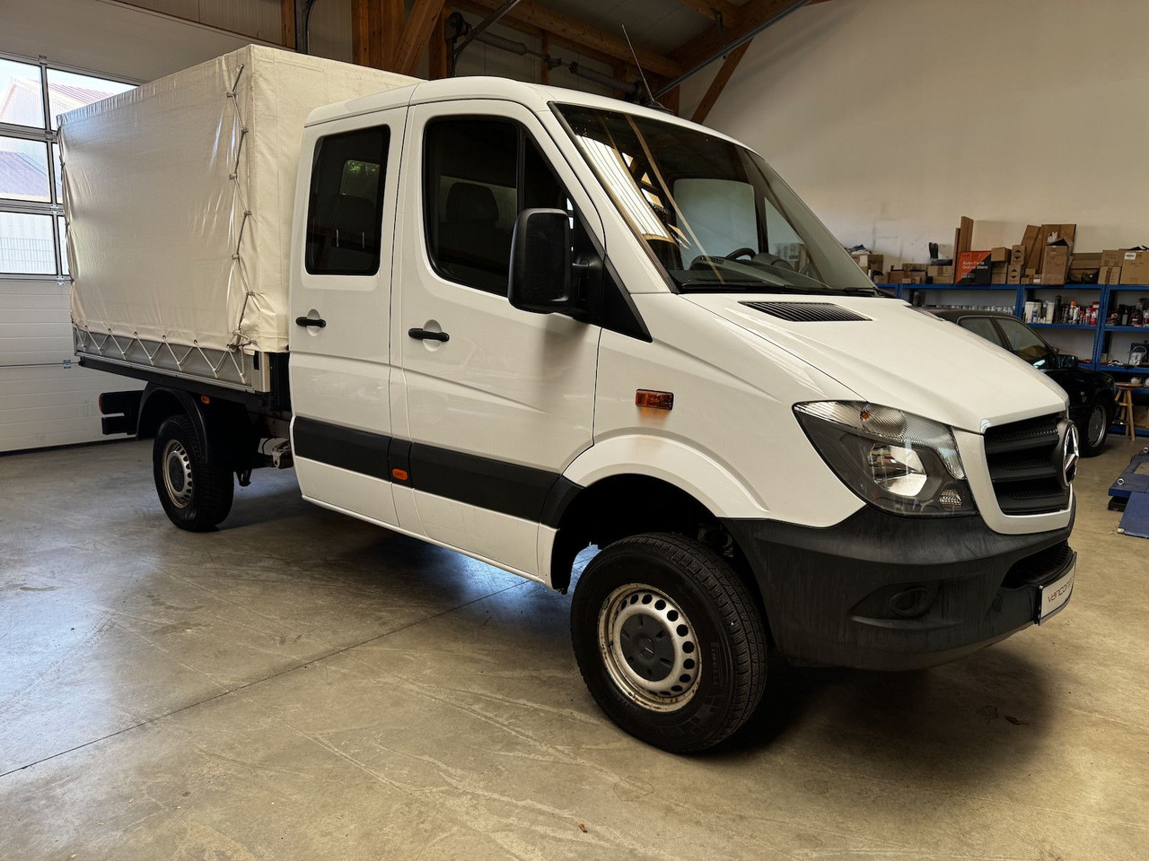 Mercedes-Benz Sprinter 316 CDI Doka 4x4 Allrad Plane - Furgoneta con lona, Furgoneta combi: foto 1 Mercedes-Benz Sprinter 316 CDI Doka 4x4 Allrad Plane - Furgoneta con lona, Furgoneta combi: foto 1