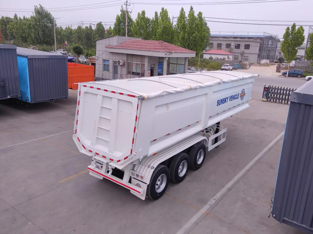 SUNSKY 40cbm 3-axle tipper trailer - Semirremolque volquete: foto 3 SUNSKY 40cbm 3-axle tipper trailer - Semirremolque volquete: foto 3