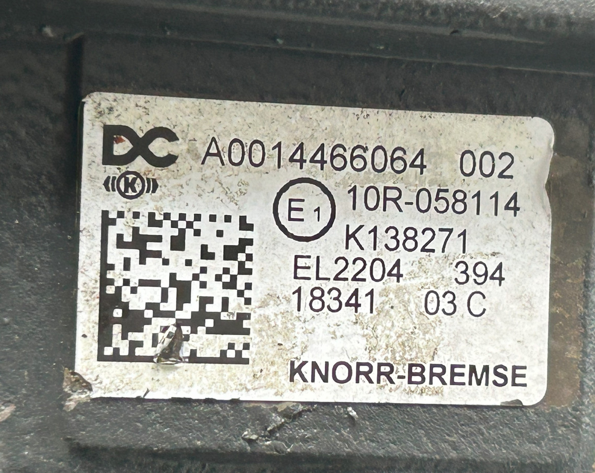 Piezas de freno para Camión MERCEDES-BENZ ACTROS MP4 EAPU AIR DRYER EL 2204 K138271: foto 6 Piezas de freno para Camión MERCEDES-BENZ ACTROS MP4 EAPU AIR DRYER EL 2204 K138271: foto 6