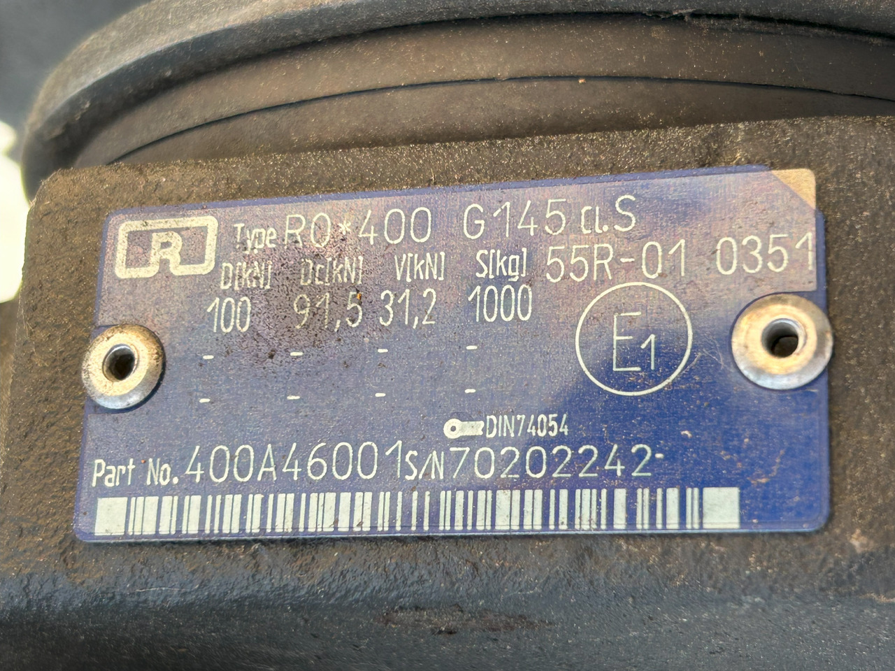 ROCKINGER RO 400 G145HOOK AUTOMATIC COUPLING RO400A46001 DAF XF 106 - Pieza universal para Camión: foto 3 ROCKINGER RO 400 G145HOOK AUTOMATIC COUPLING RO400A46001 DAF XF 106 - Pieza universal para Camión: foto 3