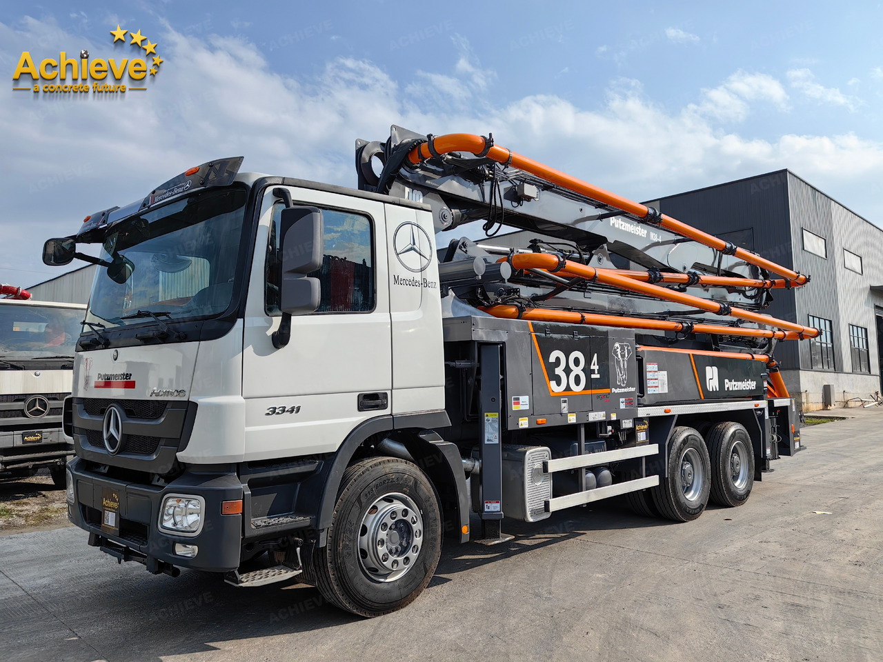PUTZMEISTER PUTZMEISTER M38-4Z 2013 HOT SALE Mercedes-Benz【ACHIEVE】TOP CONDITION!!! - Camión bomba de hormigón: foto 3 PUTZMEISTER PUTZMEISTER M38-4Z 2013 HOT SALE Mercedes-Benz【ACHIEVE】TOP CONDITION!!! - Camión bomba de hormigón: foto 3