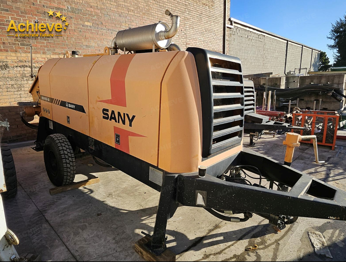 SANY 【ACHIEVE】TOP CONDITION!!! demo new low hours Sany Concrete Trailer Pump 2015 HBT6016C-5D - Bomba de hormigon estacionaria: foto 3 SANY 【ACHIEVE】TOP CONDITION!!! demo new low hours Sany Concrete Trailer Pump 2015 HBT6016C-5D - Bomba de hormigon estacionaria: foto 3