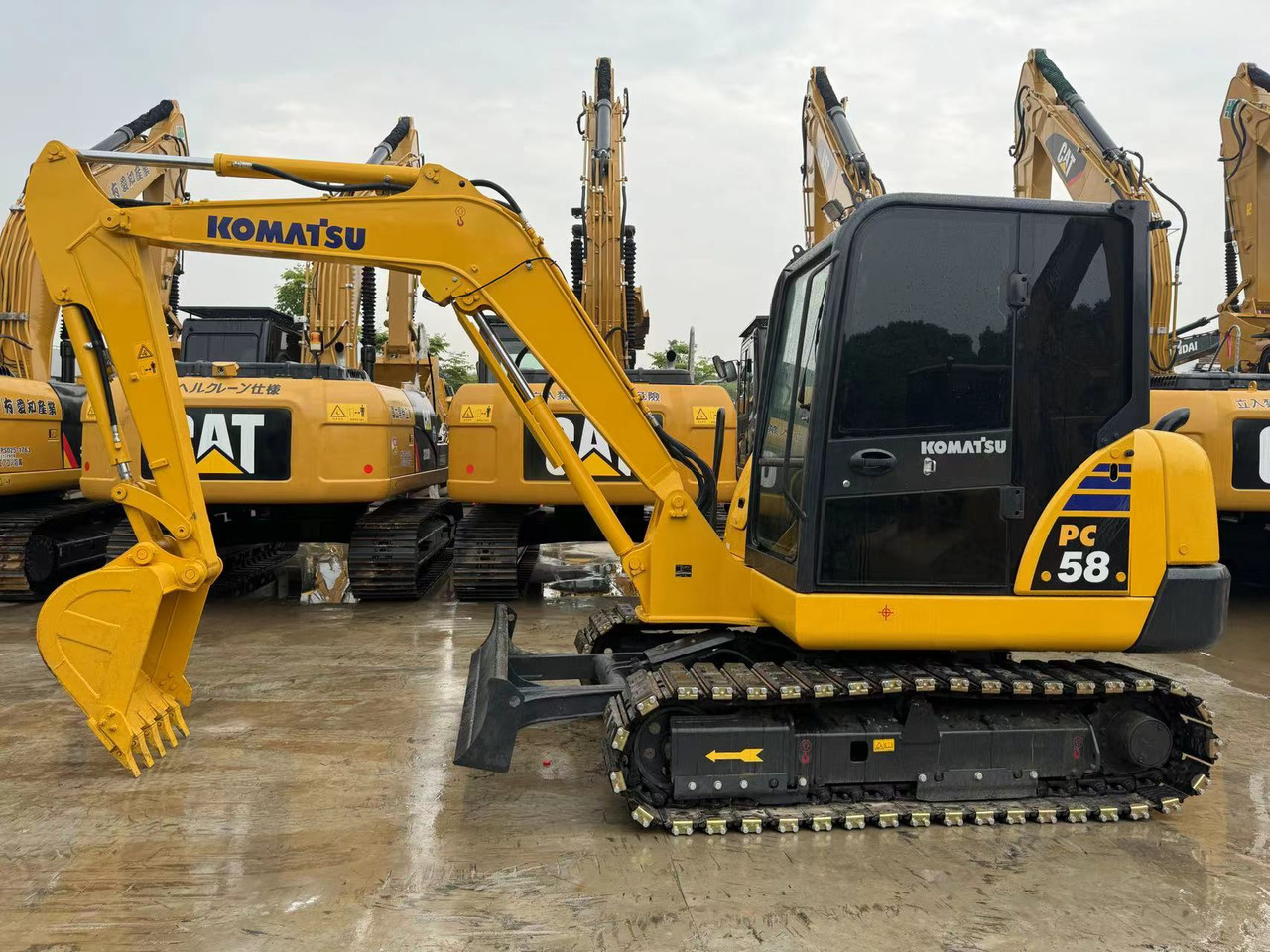 Komatsu PC58, PC56, PC55 Small Excavator With Rubber Tracks - Excavadora de cadenas: foto 4 Komatsu PC58, PC56, PC55 Small Excavator With Rubber Tracks - Excavadora de cadenas: foto 4