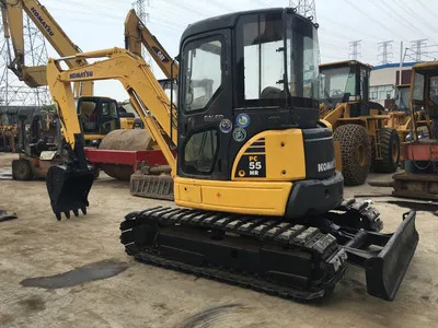 Used Japan Made 5t Komatsu PC55mr PC50mr Rubber Track Mini Crawler Hydraulic Excavator - Excavadora de cadenas: foto 1 Used Japan Made 5t Komatsu PC55mr PC50mr Rubber Track Mini Crawler Hydraulic Excavator - Excavadora de cadenas: foto 1