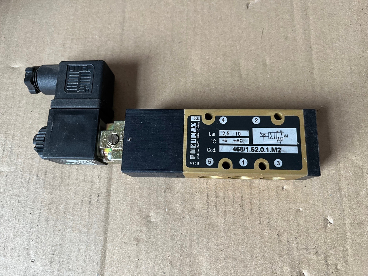 Pneumax Valve 468/1.52.01.1M2 - Recambio para Maquinaria de construcción: foto 1 Pneumax Valve 468/1.52.01.1M2 - Recambio para Maquinaria de construcción: foto 1