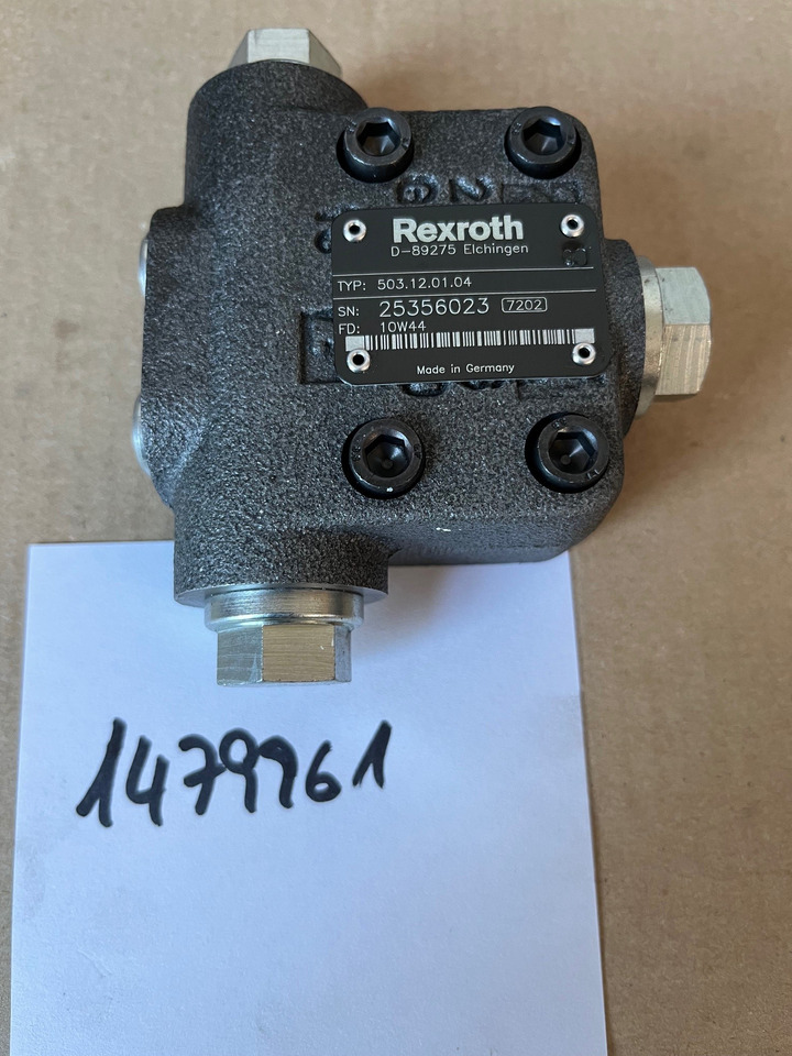 Rexroth Feed Press Valve 1479961 4017561 535-1488 for O&K Terex RH30 RH40 - Recambio para Maquinaria de construcción: foto 1 Rexroth Feed Press Valve 1479961 4017561 535-1488 for O&K Terex RH30 RH40 - Recambio para Maquinaria de construcción: foto 1