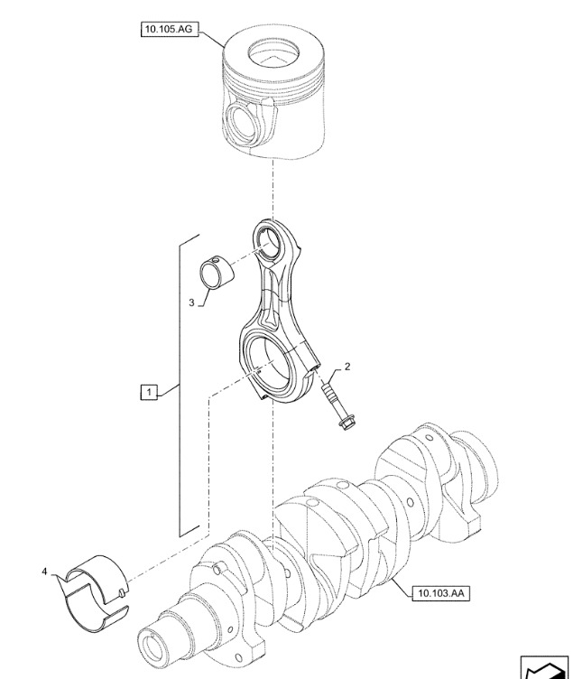 Iveco Daily Fiat Ducato F1AE F1C Connecting Rod 504341496 - Biela para Furgoneta: foto 2 Iveco Daily Fiat Ducato F1AE F1C Connecting Rod 504341496 - Biela para Furgoneta: foto 2