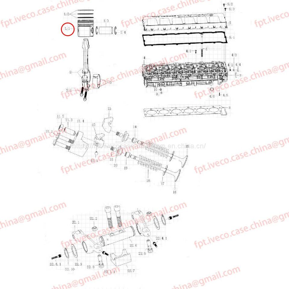 MAN D2066 piston 02511-0771 - Pistones/ Anillos/ Bujes para Camión: foto 1 MAN D2066 piston 02511-0771 - Pistones/ Anillos/ Bujes para Camión: foto 1